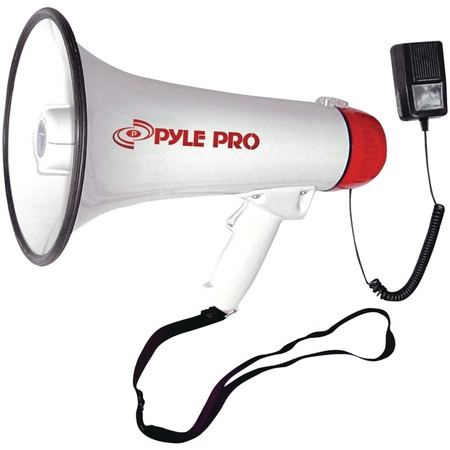 PYLE Professional 40W Megaphone/Bullhorn (White) PMP40